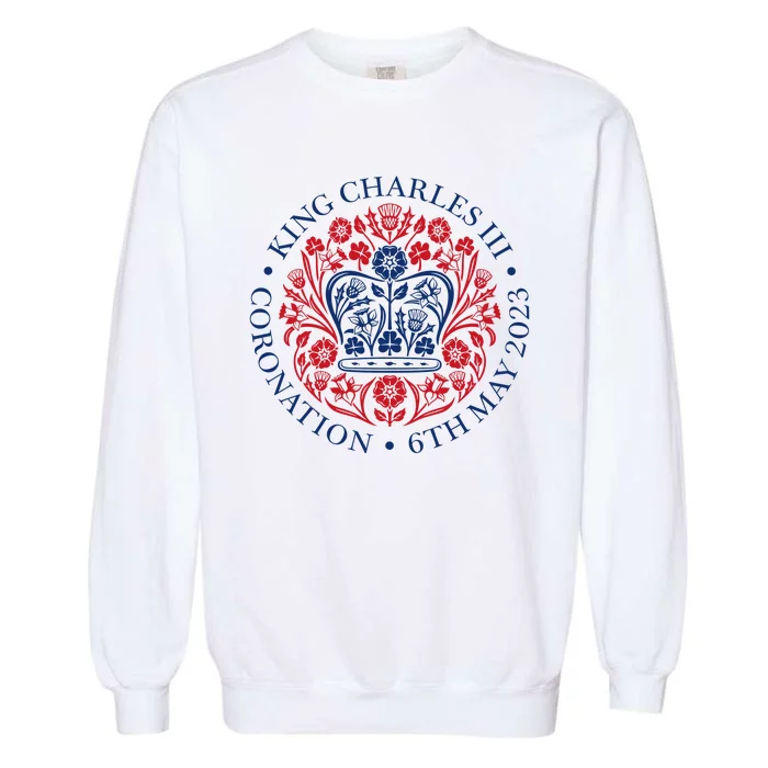 King Charles III Coronation 2023 Garment-Dyed Sweatshirt