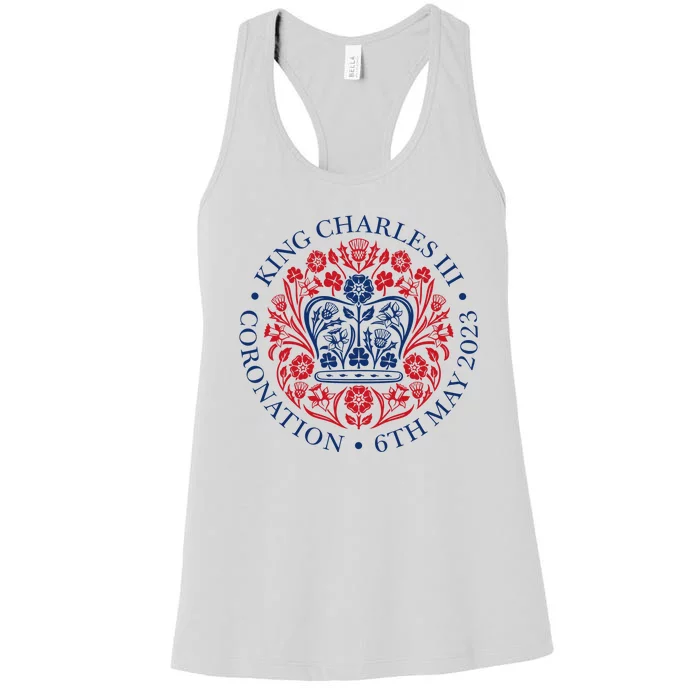 King Charles III Coronation 2023 Women's Racerback Tank