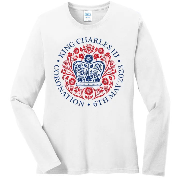 King Charles III Coronation 2023 Ladies Long Sleeve Shirt