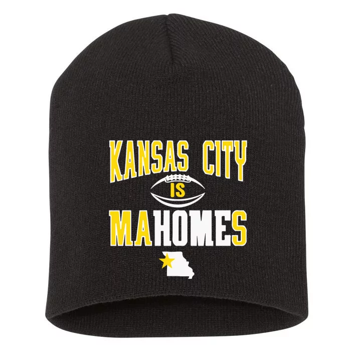 Kansas City Is Mahomes Short Acrylic Beanie