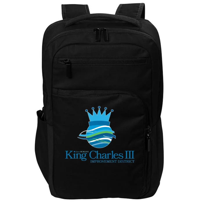 King Charles III Improvement District Impact Tech Backpack