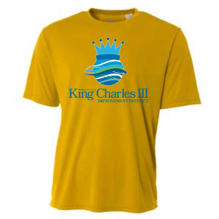 King Charles III Improvement District Cooling Performance Crew T-Shirt