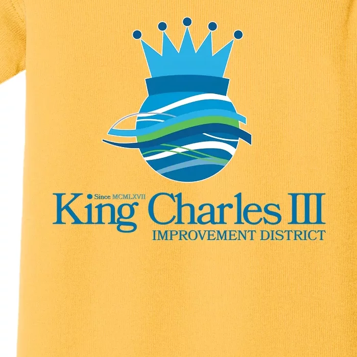 King Charles III Improvement District Baby Bodysuit