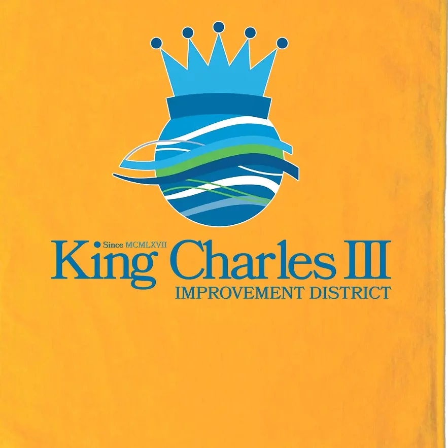 King Charles III Improvement District Platinum Collection Golf Towel