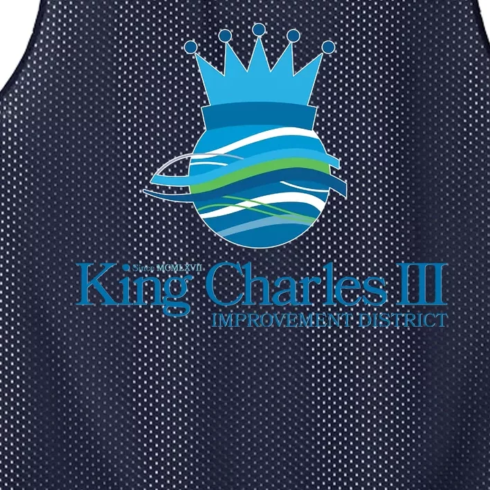 King Charles III Improvement District Mesh Reversible Basketball Jersey Tank