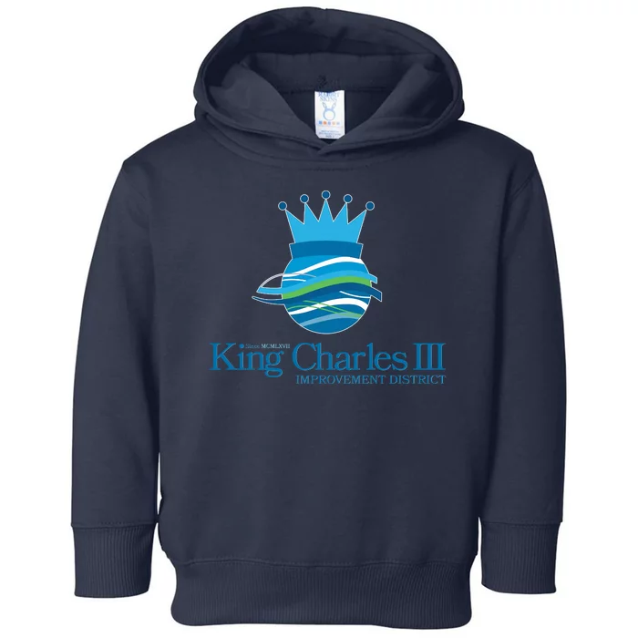 King Charles III Improvement District Toddler Hoodie