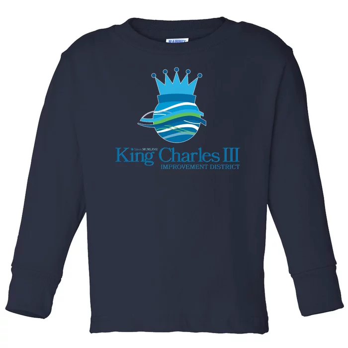 King Charles III Improvement District Toddler Long Sleeve Shirt