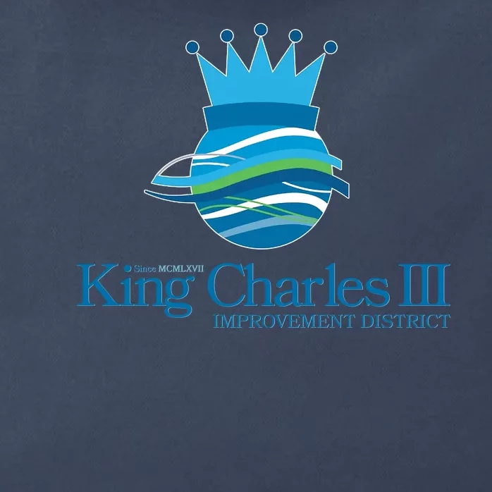 King Charles III Improvement District Zip Tote Bag