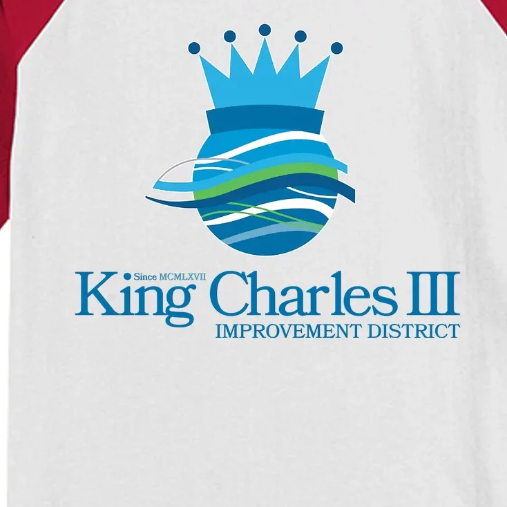 King Charles III Improvement District Kids Colorblock Raglan Jersey