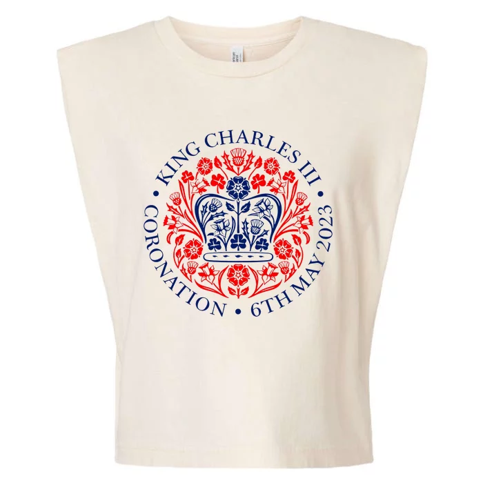 King Charles III Coronation Garment-Dyed Women's Muscle Tee