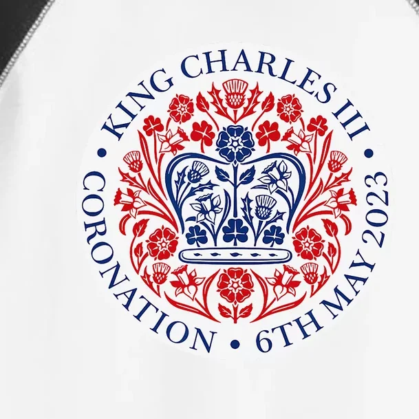 King Charles III Coronation Official Logo Watch Party Toddler Fine Jersey T-Shirt