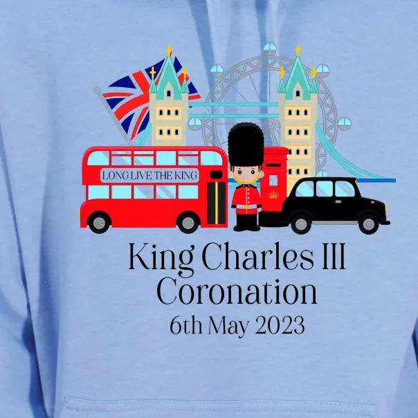 King Charles III Coronation Unisex Surf Hoodie