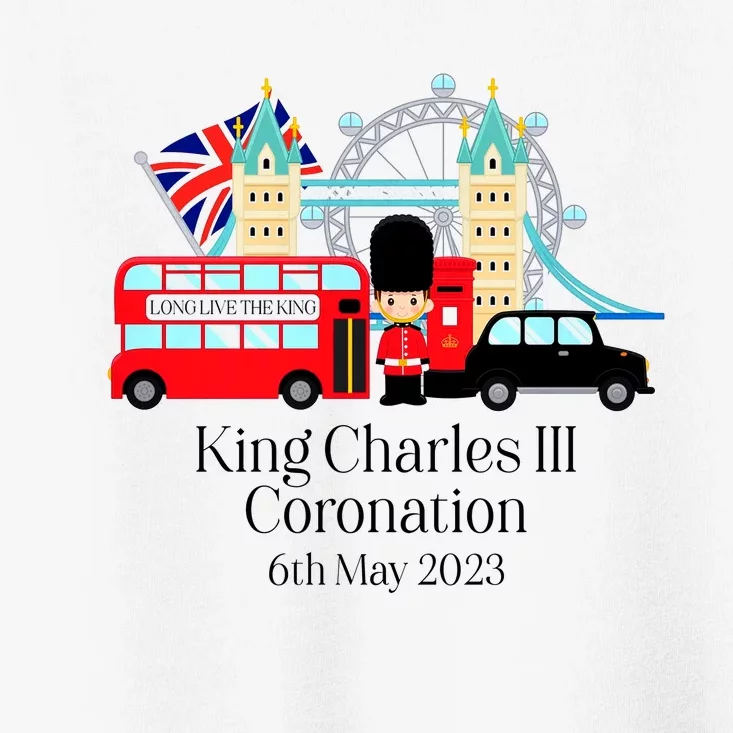 King Charles III Coronation Toddler T-Shirt