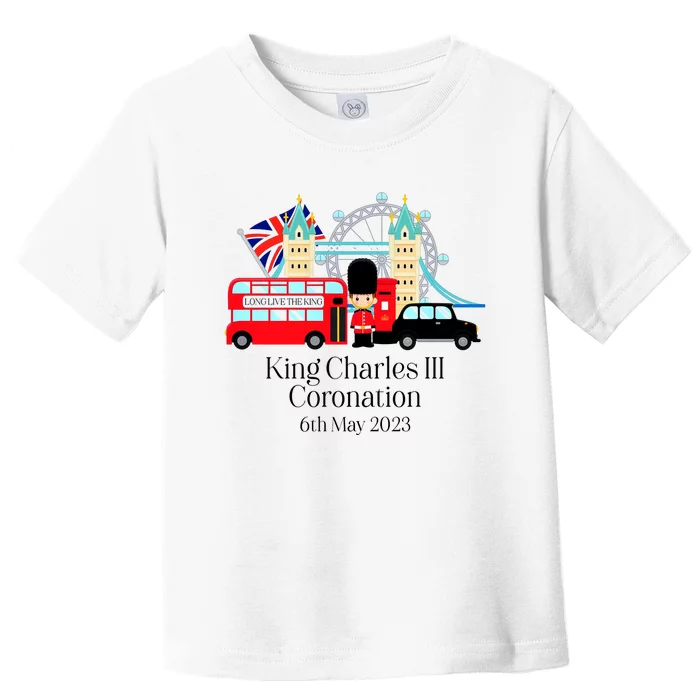 King Charles III Coronation Toddler T-Shirt