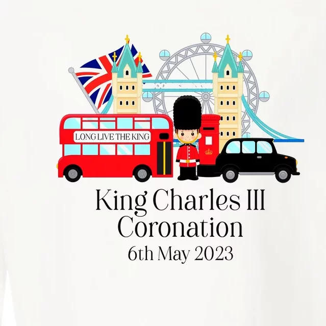 King Charles III Coronation Cropped Pullover Crew