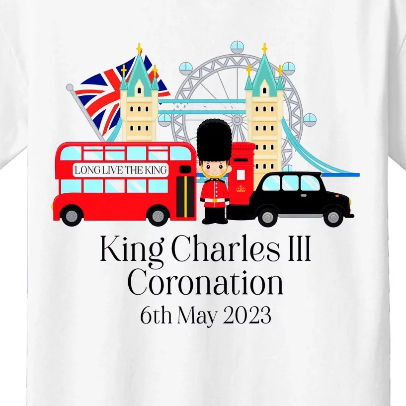 King Charles III Coronation Kids T-Shirt