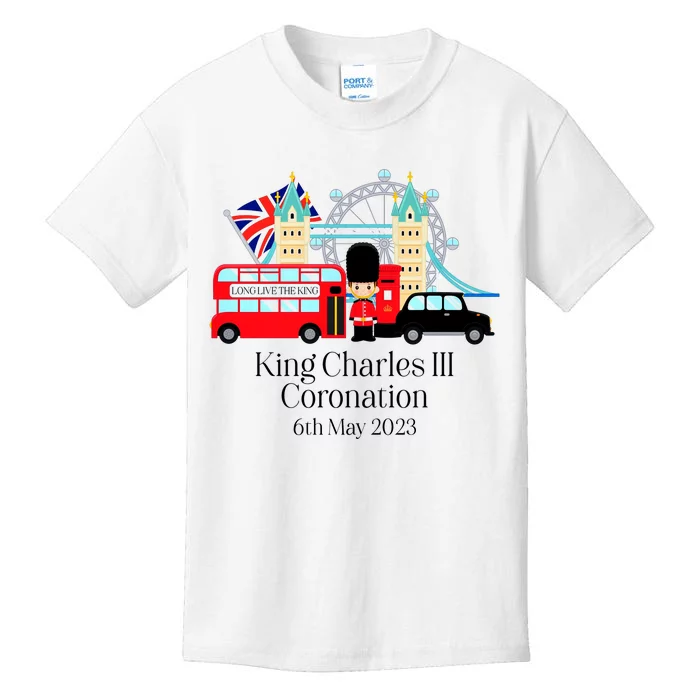 King Charles III Coronation Kids T-Shirt