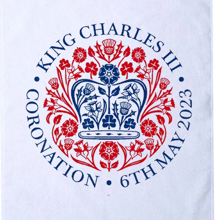 King Charles III Coronation Platinum Collection Golf Towel