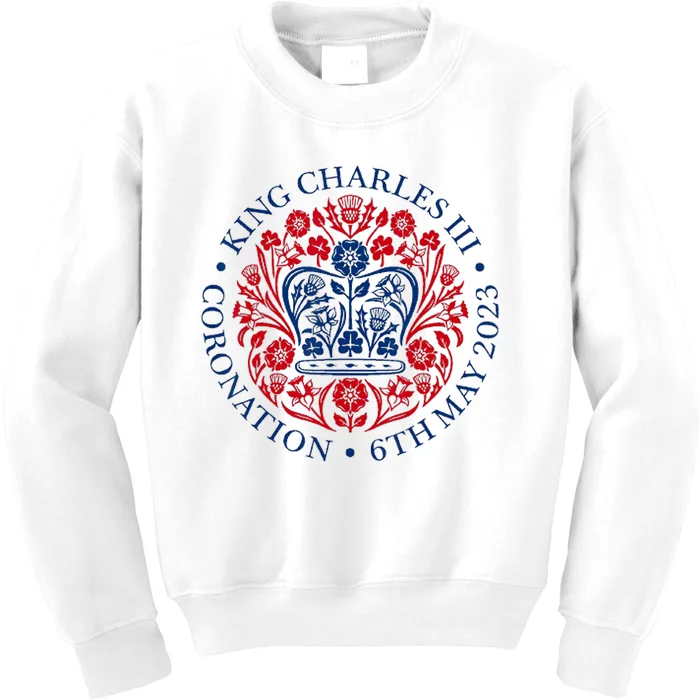 King Charles III Coronation Kids Sweatshirt