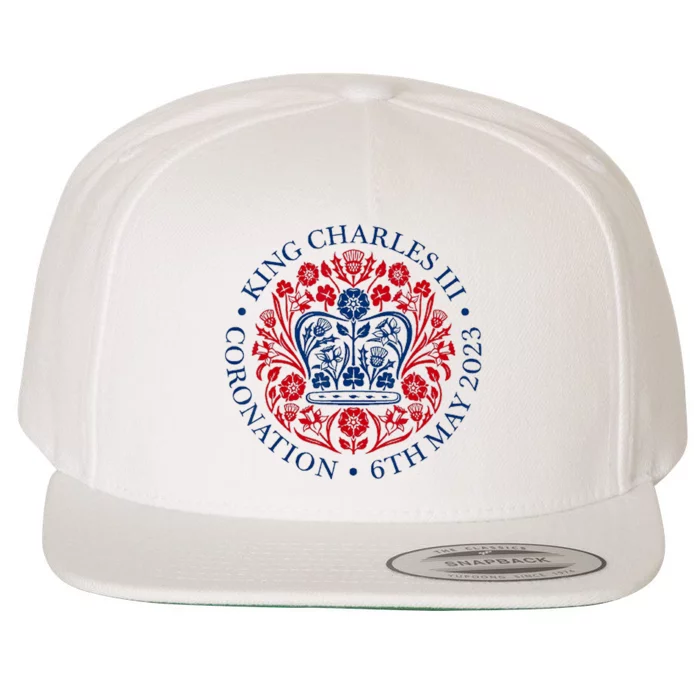 King Charles III Coronation Wool Snapback Cap