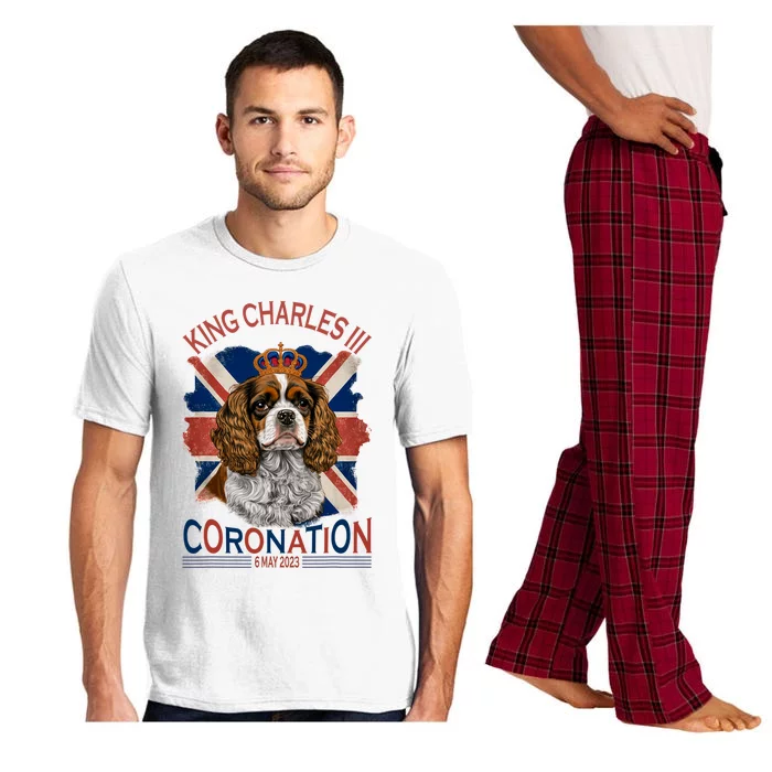 King Charles III British Royal Coronation May Spaniel Dog Pajama Set