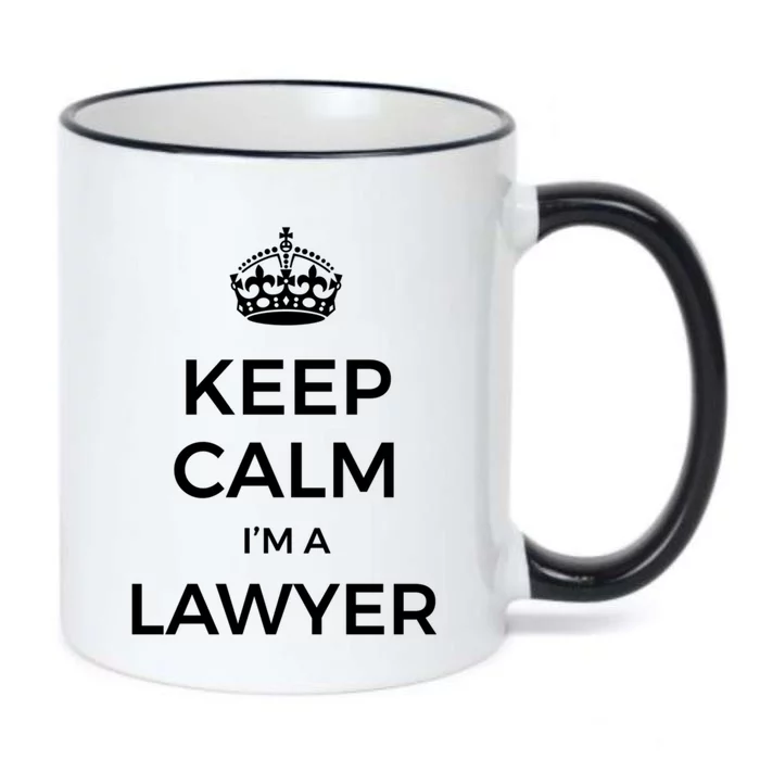 Keep Calm I'm A Lawyer Funny Gift Black Color Changing Mug