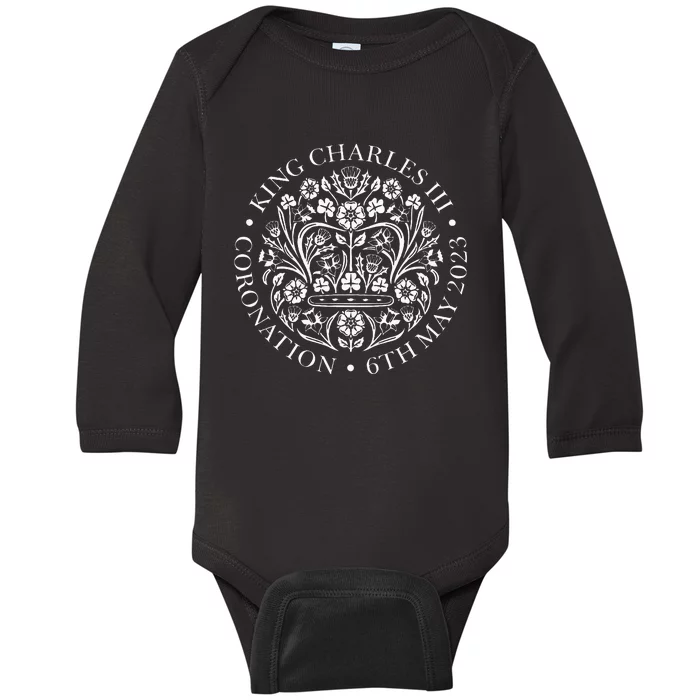 King Charles Iii Coronation 2024 Baby Long Sleeve Bodysuit