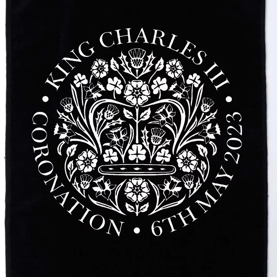 King Charles Iii Coronation 2024 Platinum Collection Golf Towel