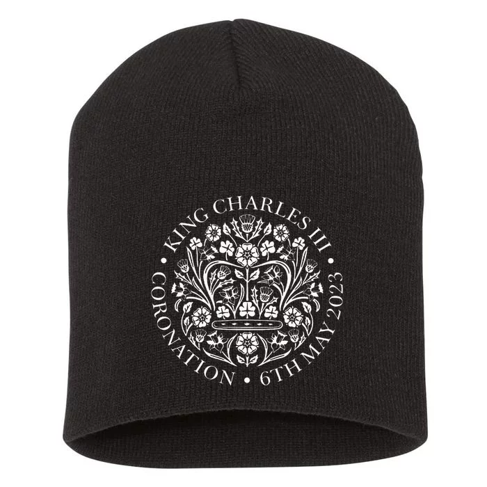 King Charles Iii Coronation 2024 Short Acrylic Beanie