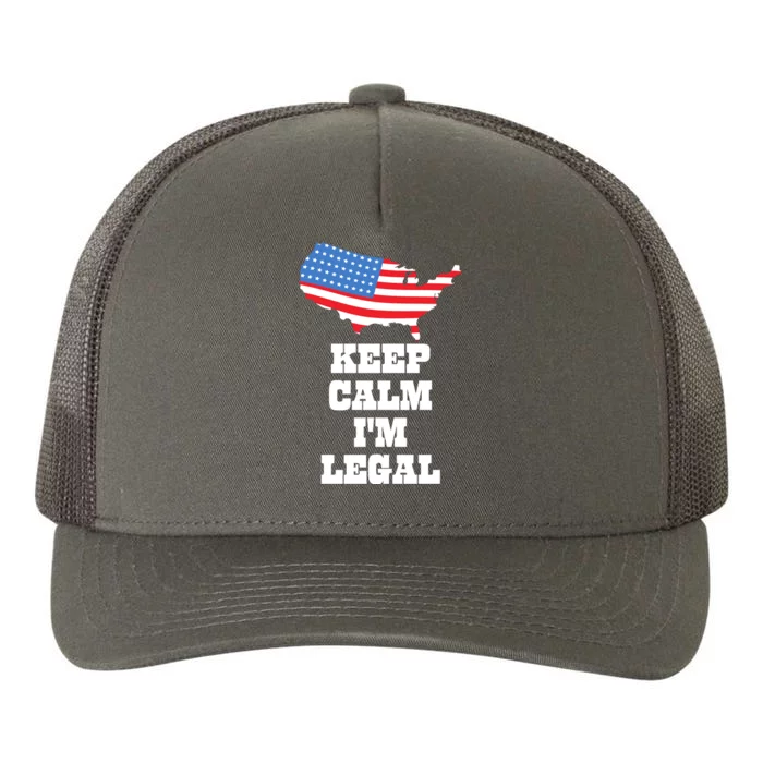 Keep Calm IM Legal Yupoong Adult 5-Panel Trucker Hat