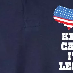 Keep Calm IM Legal Softstyle Adult Sport Polo