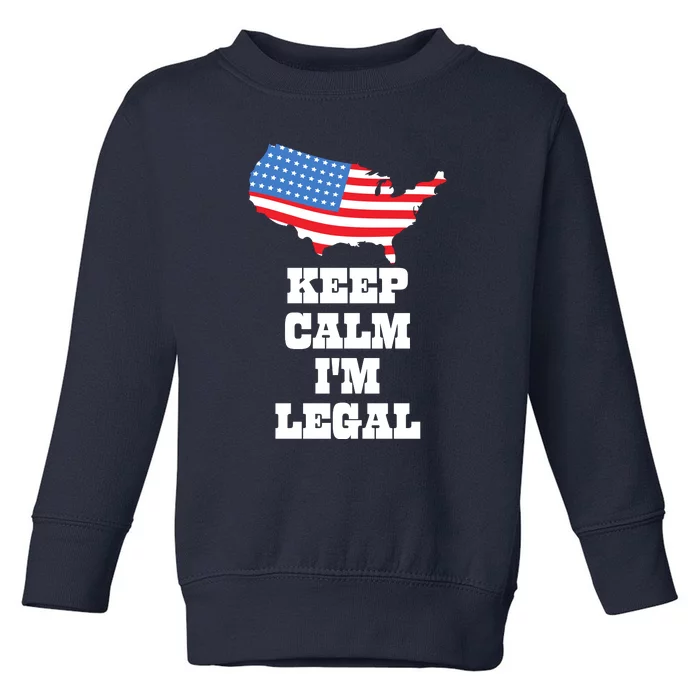 Keep Calm IM Legal Toddler Sweatshirt