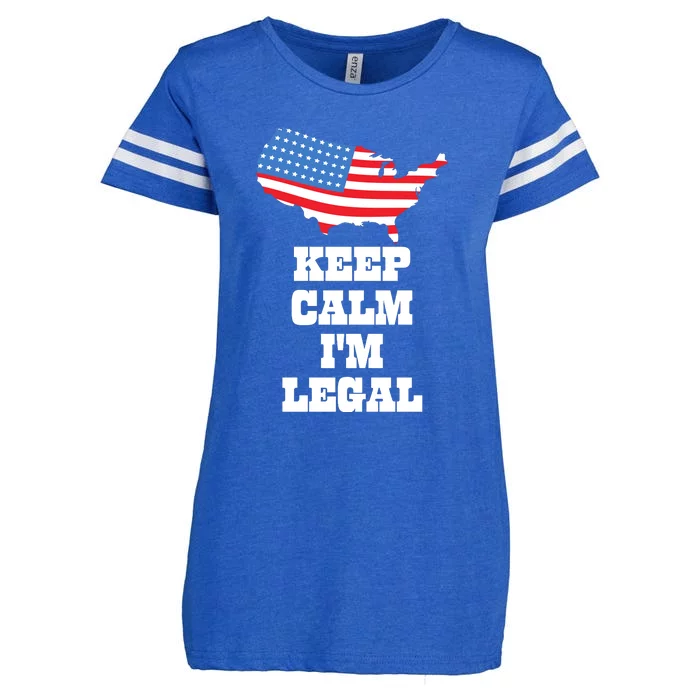 Keep Calm IM Legal Enza Ladies Jersey Football T-Shirt