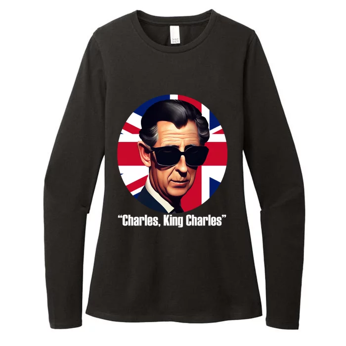 King Charles III Royal Coronation Funny British UK Souvenir Womens CVC Long Sleeve Shirt