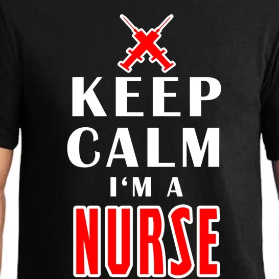 Keep Calm Im A Nurse Funny Quotes Gift Pajama Set