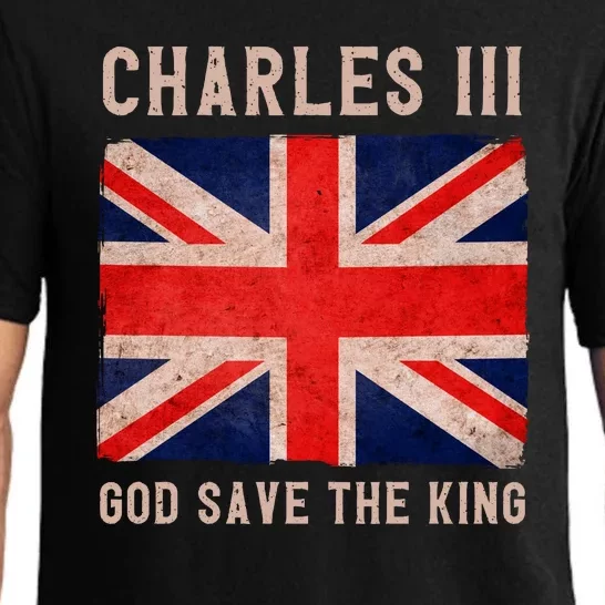 King Charles III God Save The King Monarchy UK Pajama Set