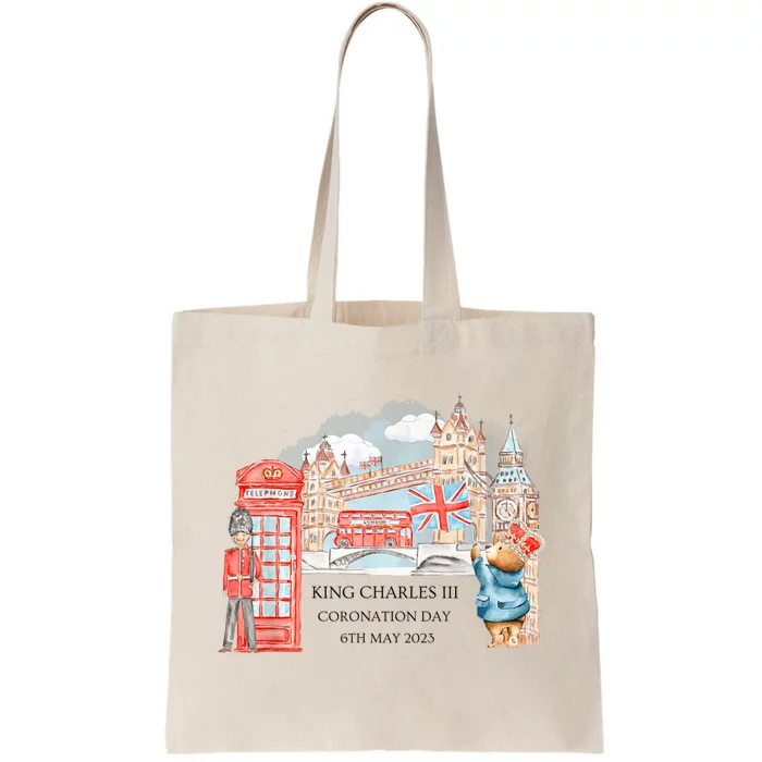 King Charles III Coronation Tote Bag