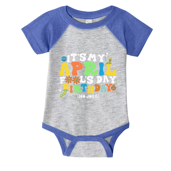 Keep Calm It's Only April Fool's Day Infant Baby Jersey Bodysuit