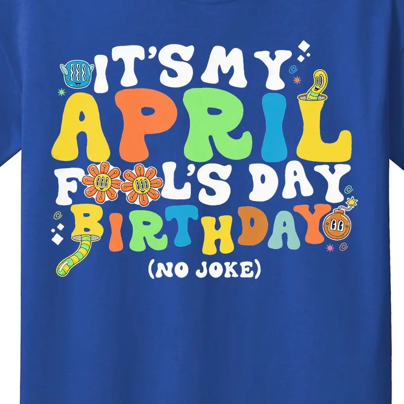 Keep Calm It's Only April Fool's Day Kids T-Shirt