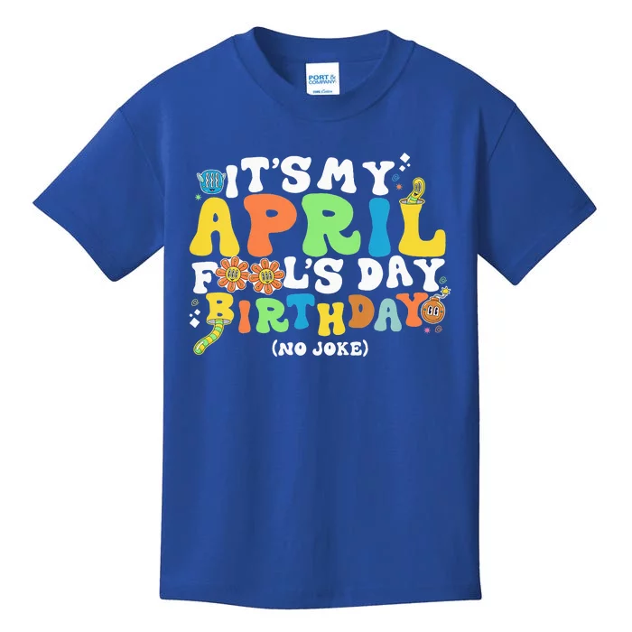 Keep Calm It's Only April Fool's Day Kids T-Shirt