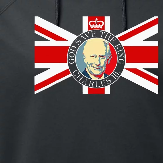 King Charles Iii Gifts Hrh Ciiir Welcome King Charles Iii Performance Fleece Hoodie