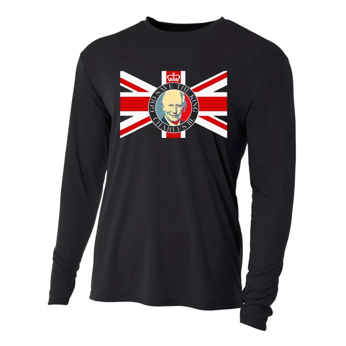 King Charles Iii Gifts Hrh Ciiir Welcome King Charles Iii Cooling Performance Long Sleeve Crew