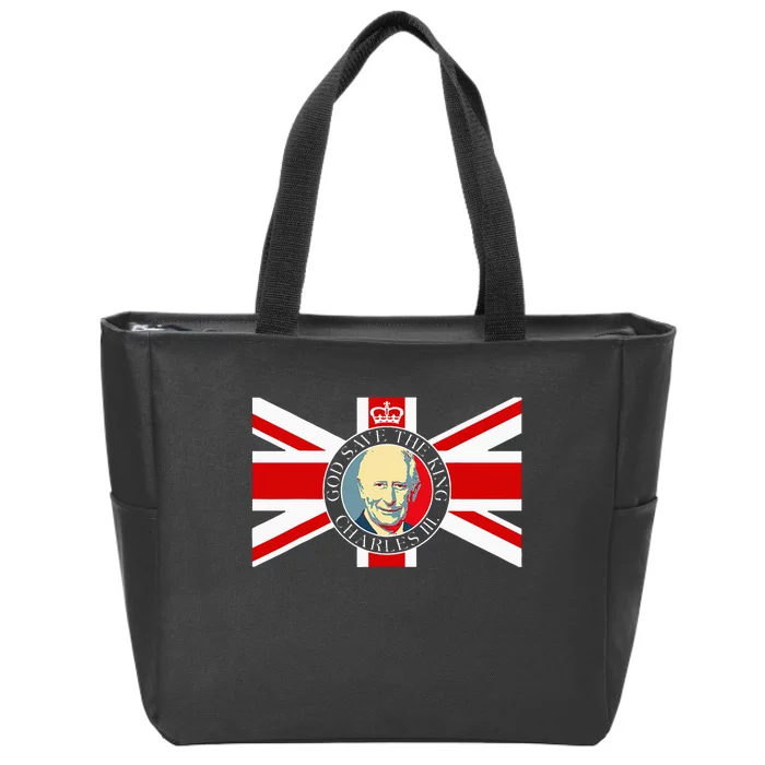 King Charles Iii Gifts Hrh Ciiir Welcome King Charles Iii Zip Tote Bag