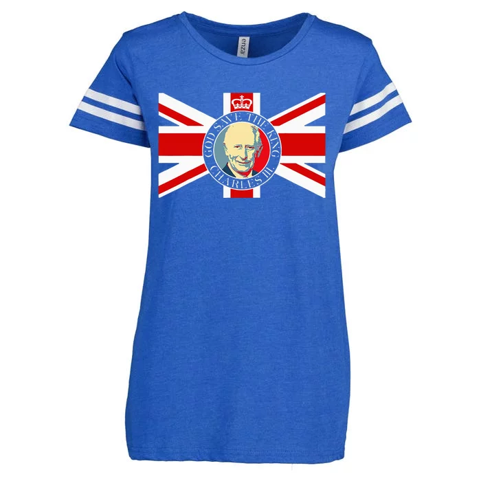 King Charles Iii Gifts Hrh Ciiir Welcome King Charles Iii Enza Ladies Jersey Football T-Shirt