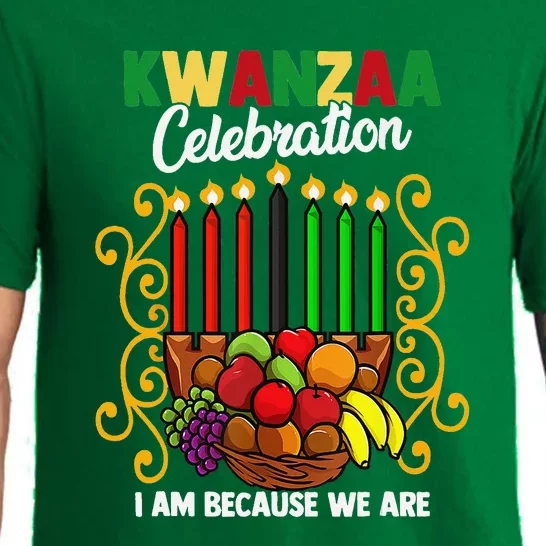 Kwanzaa Celebration I Am Because We Are Happy Kwanzaa Pajama Set