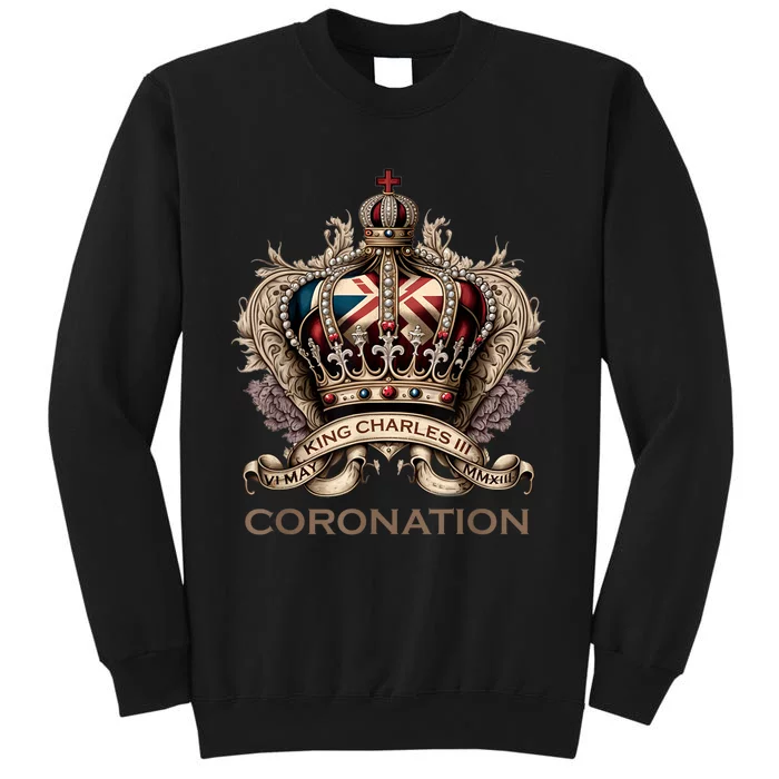 King Charles III British Monarch Royal Coronation Design Sweatshirt