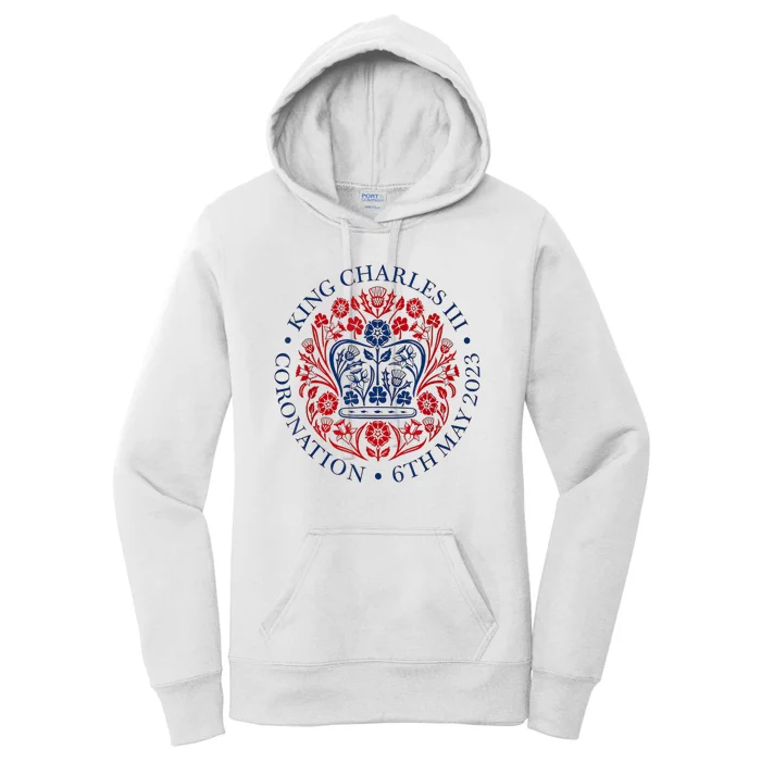 King Charles III Royal Family Coronation Women Men Women's Pullover Hoodie