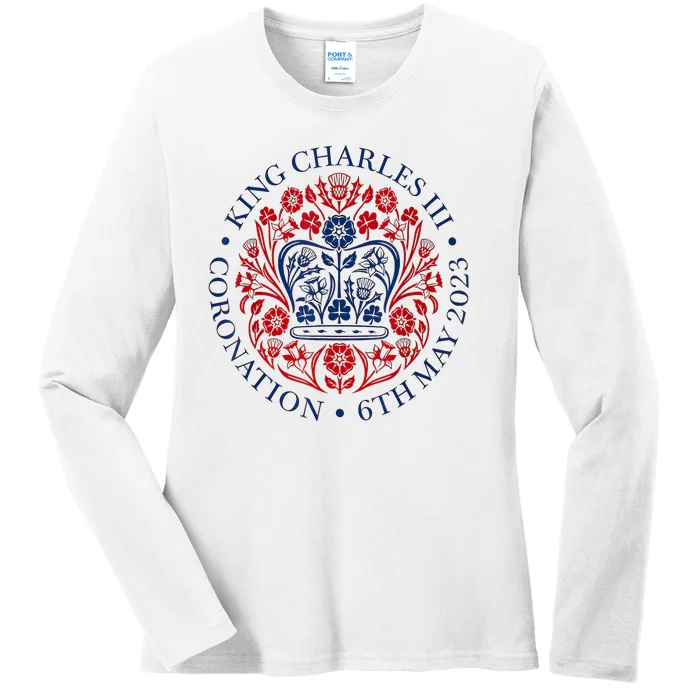 King Charles III Royal Family Coronation Women Men Ladies Long Sleeve Shirt