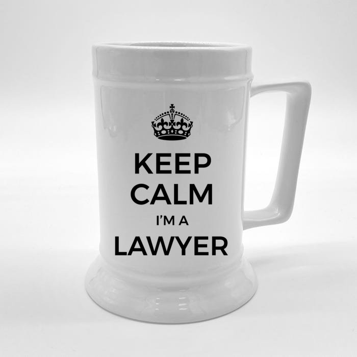 Keep Calm I'm A Lawyer Meaningful Gift Front & Back Beer Stein