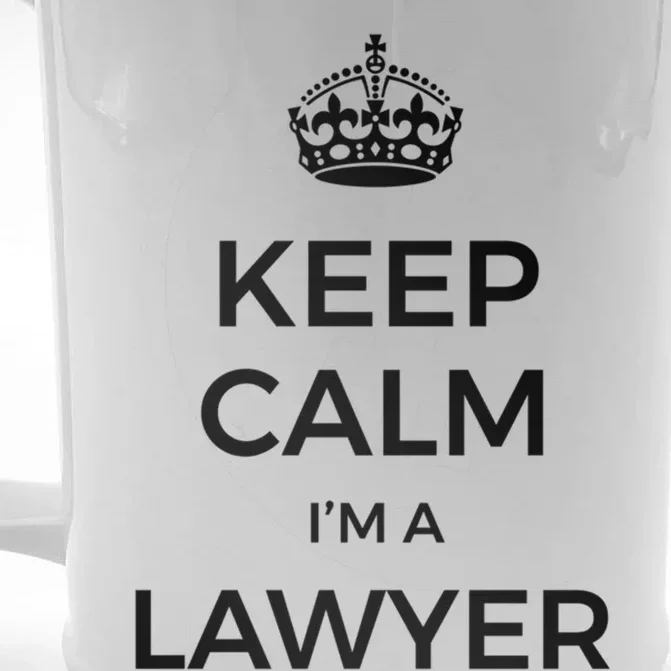 Keep Calm I'm A Lawyer Meaningful Gift Front & Back Beer Stein